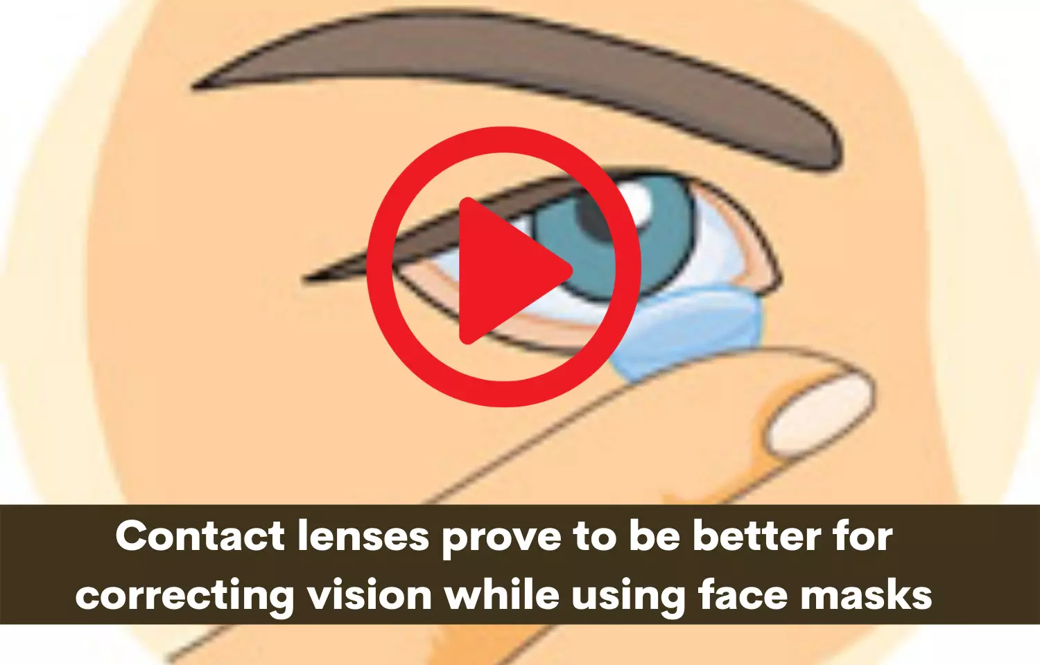 Contact lenses prove to be better for correcting vision while using face masks