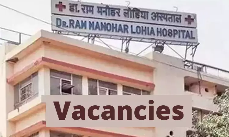 Walk In Interview at RML Hospital for 210 Vacancies For Junior Resident Post, Check out details
