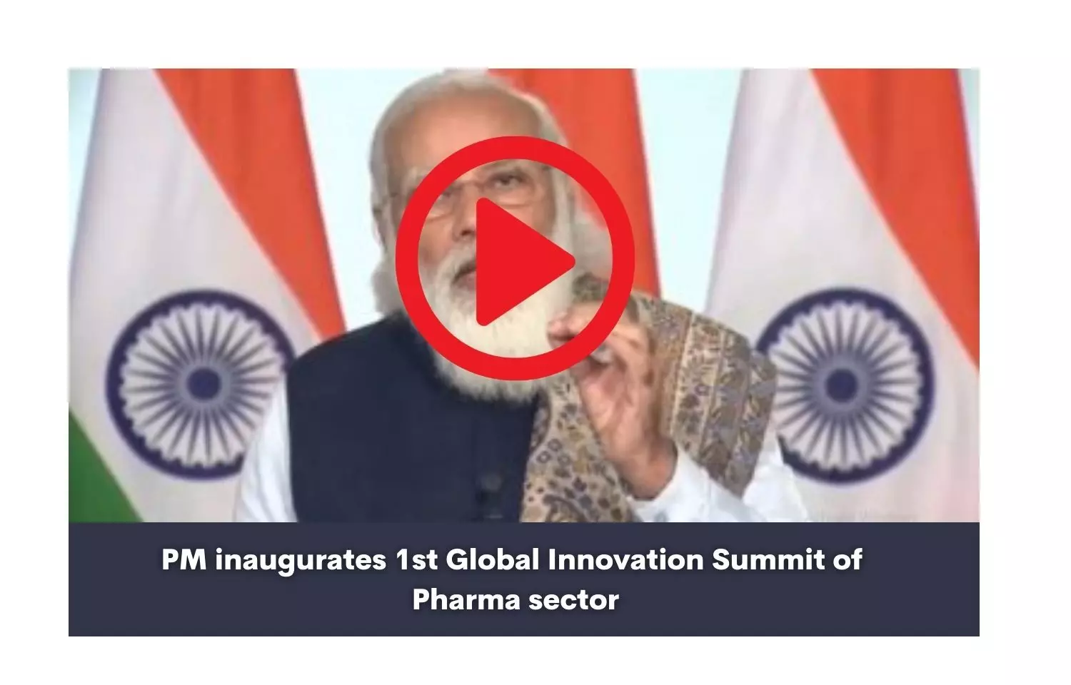 PM inaugurates 1st Global Innovation Summit of Pharma sector