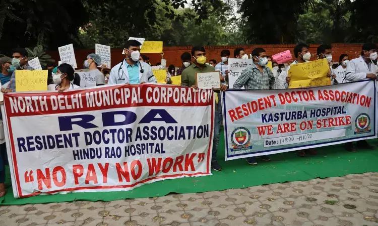 No pay, no work: Delhi doctors intensify protest over pending salaries