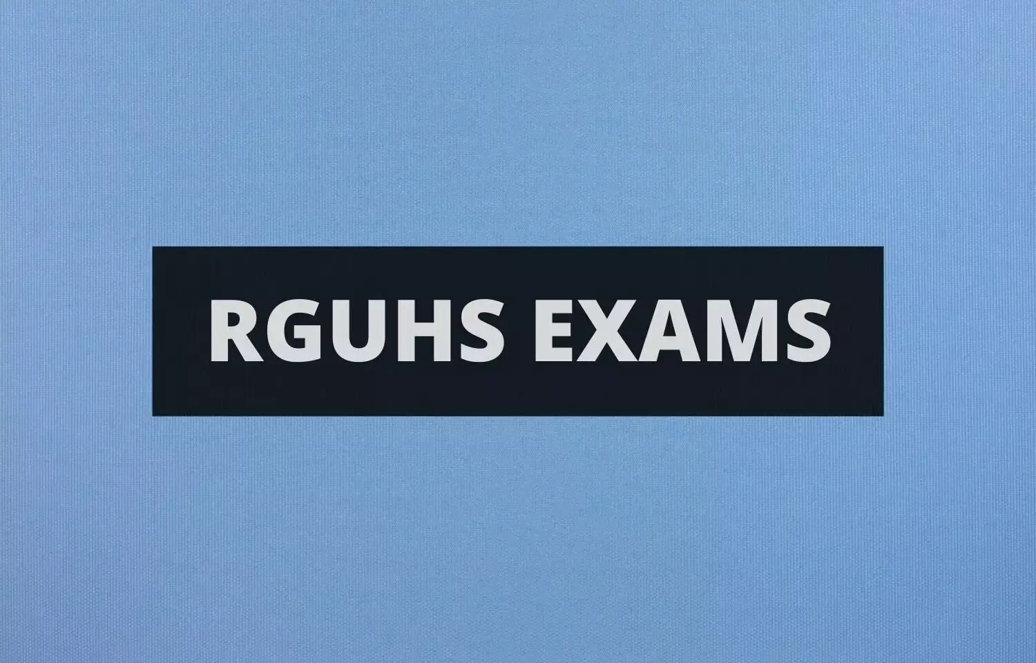 RGUHS releases conduct for AYUSH Exams June 2022 Check out