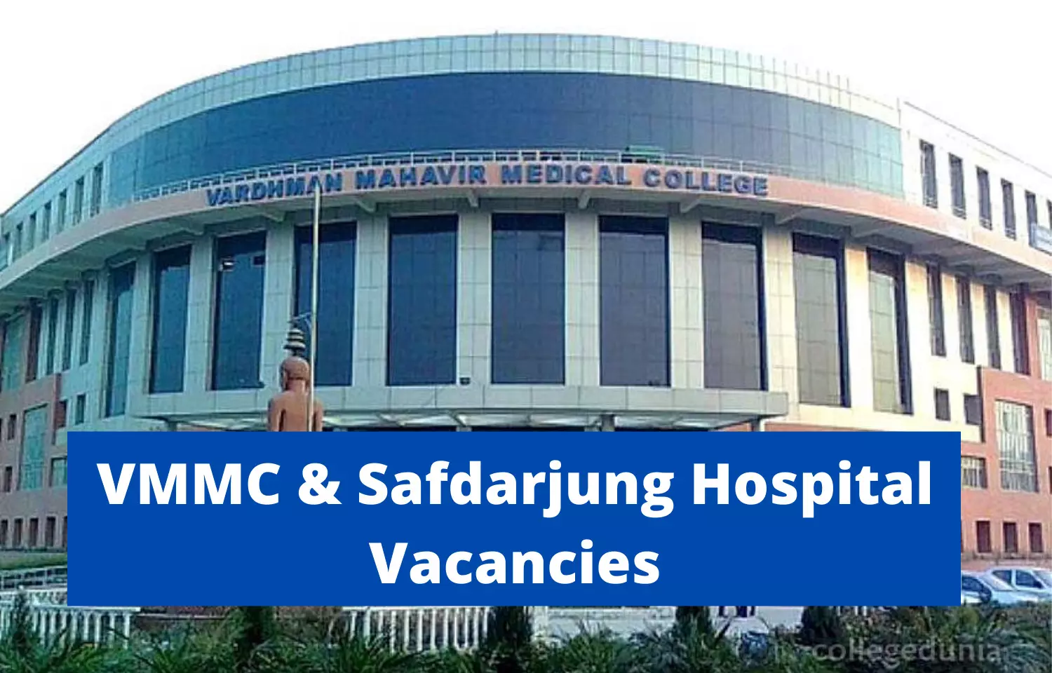 Walk In Interview At VMMC, Safdarjung Hospital Delhi for 89 Vacancies of  Assistant Professor Post, Details