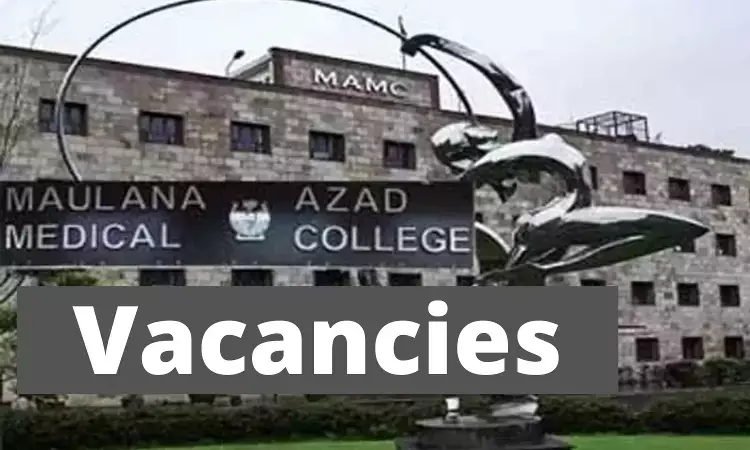 Walk In Interview At Maulana Azad Medical College For Senior Resident Post, Details