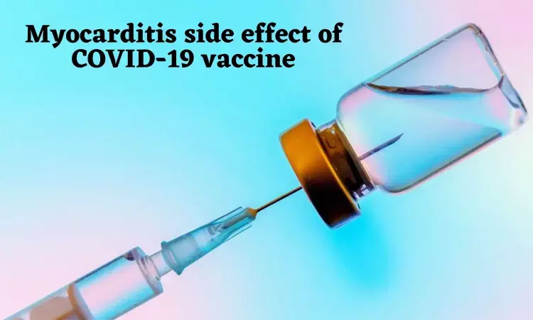 Young people recover quickly from rare myocarditis side effect of COVID-19 vaccine
