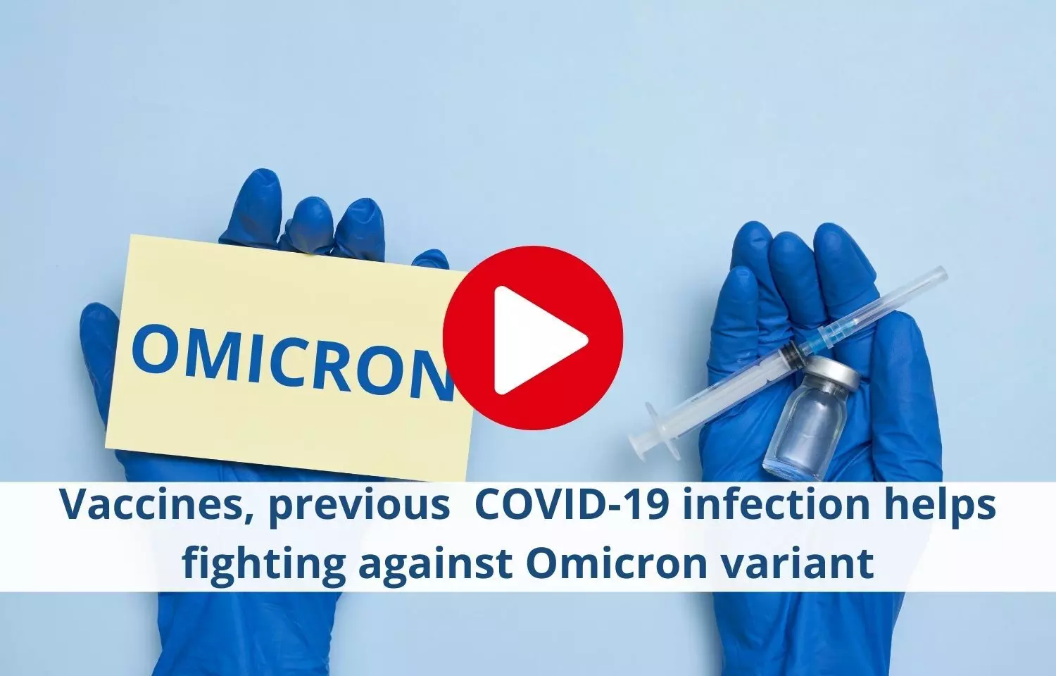Vaccines, previous  COVID-19 infection helps fighting against Omicron variant
