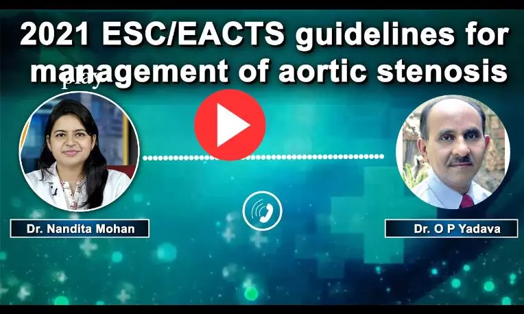 2021 ESC/EACTS Guidelines for management of valvular heart disease- Aortic stenosis