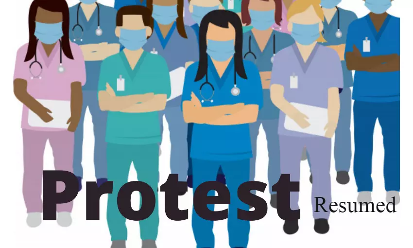 Maha: Kasturba Gandhi nursing staff protest demanding 8 weekly offs a month