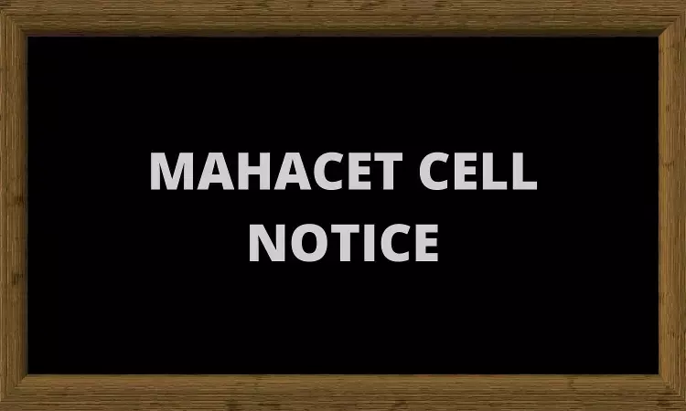 Maha CET Cell releases Mop up round 1 Schedule, Provisional Selection, Vacancy List For PG Medical admissions, Details