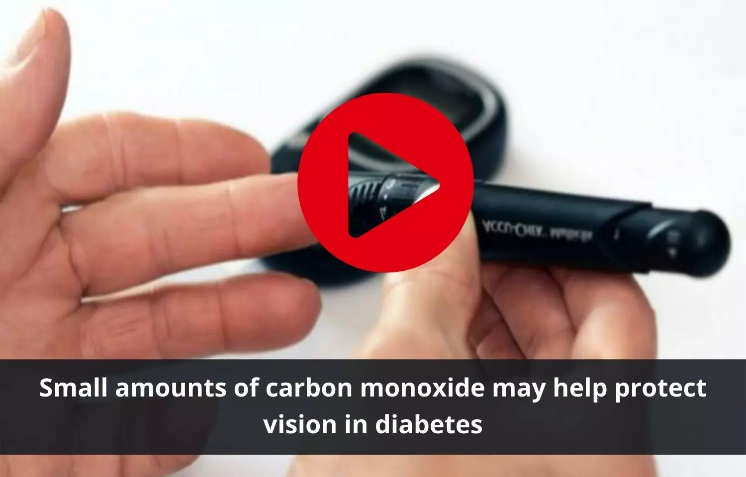 Carbon monoxide in very small amounts to improve vision in diabetes