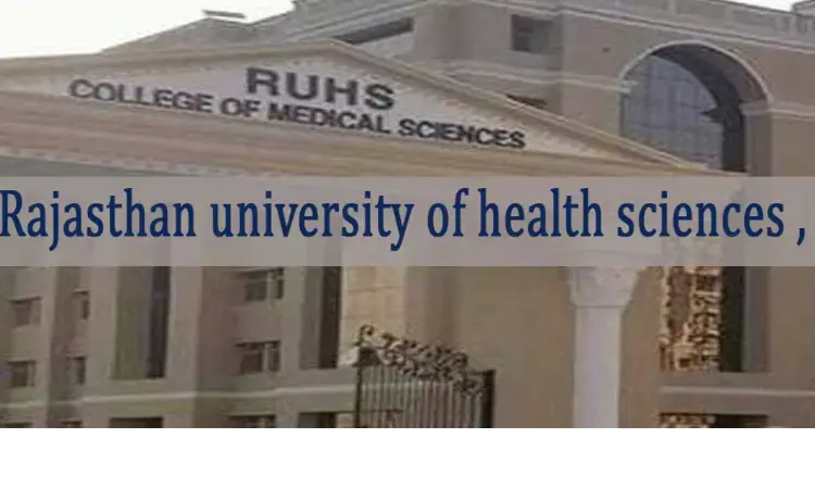 SMS Principal DR Bhandari appointed as acting Dean of RUHS