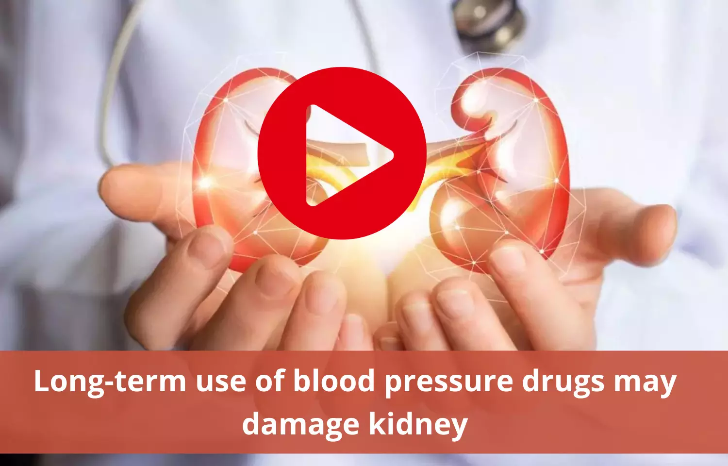 Prolonged use of hypertension drugs to damage kidney