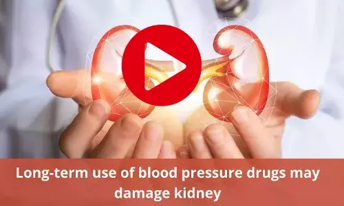 Prolonged use of hypertension drugs to damage kidney