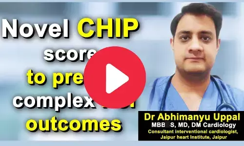Novel CHIP score to predict complex PCI outcomes- Dr. Abhimanyu explains the CHIP SCORE