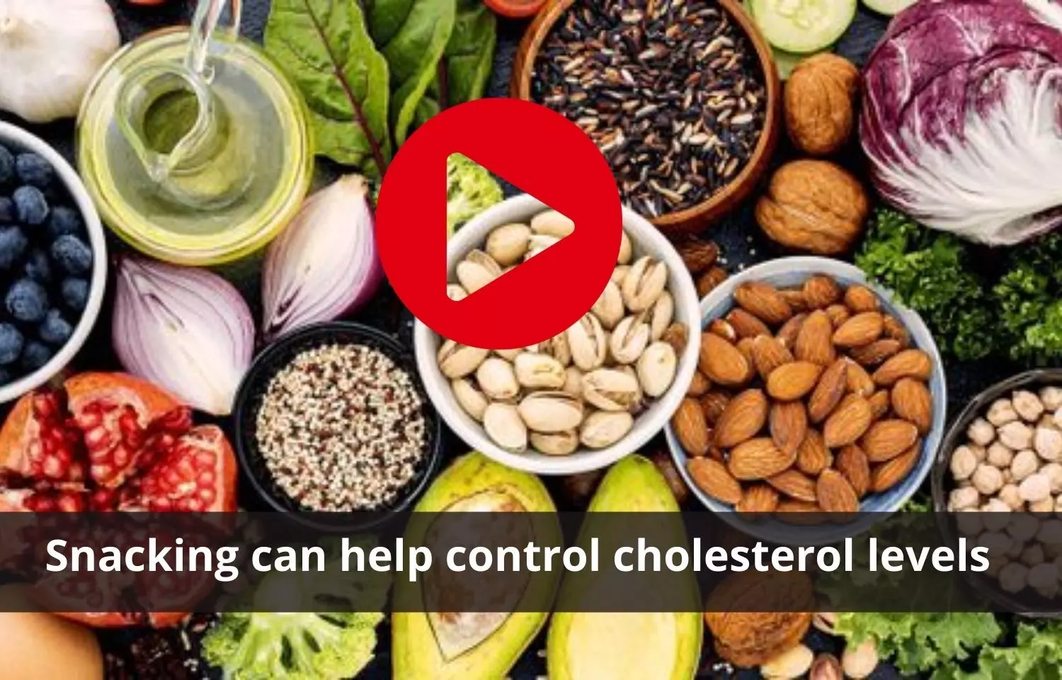 Snacking to turn healthy by reducing cholesterol levels