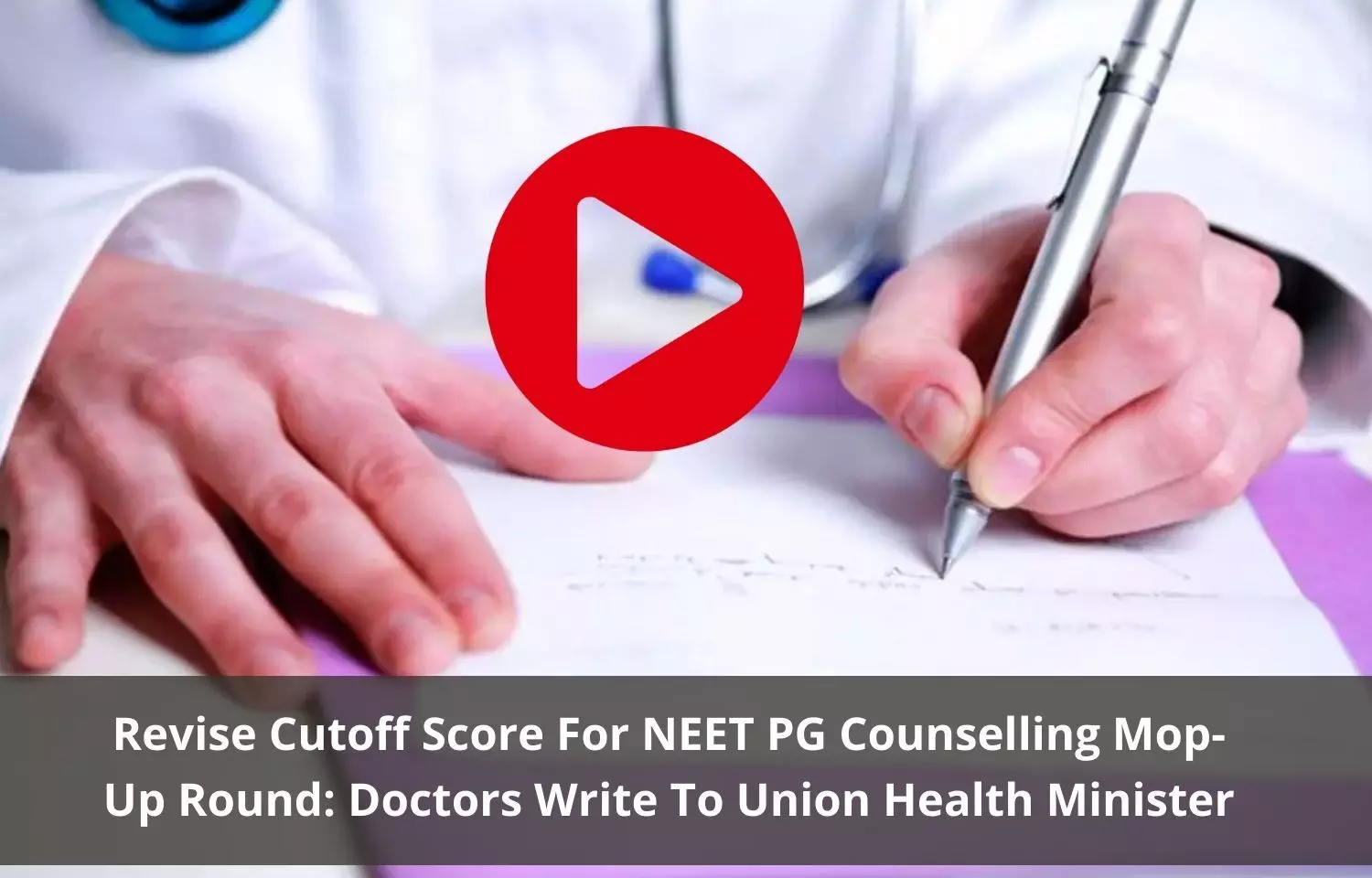 Due to declining vacant seats, doctors appeal revision in NEET PG score