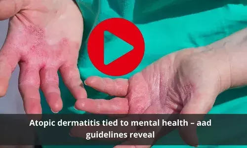 Atopic dermatitis associated to affect mental health