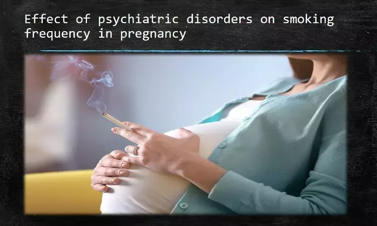 Mental disorders affect smoking behaviours during and after pregnancy
