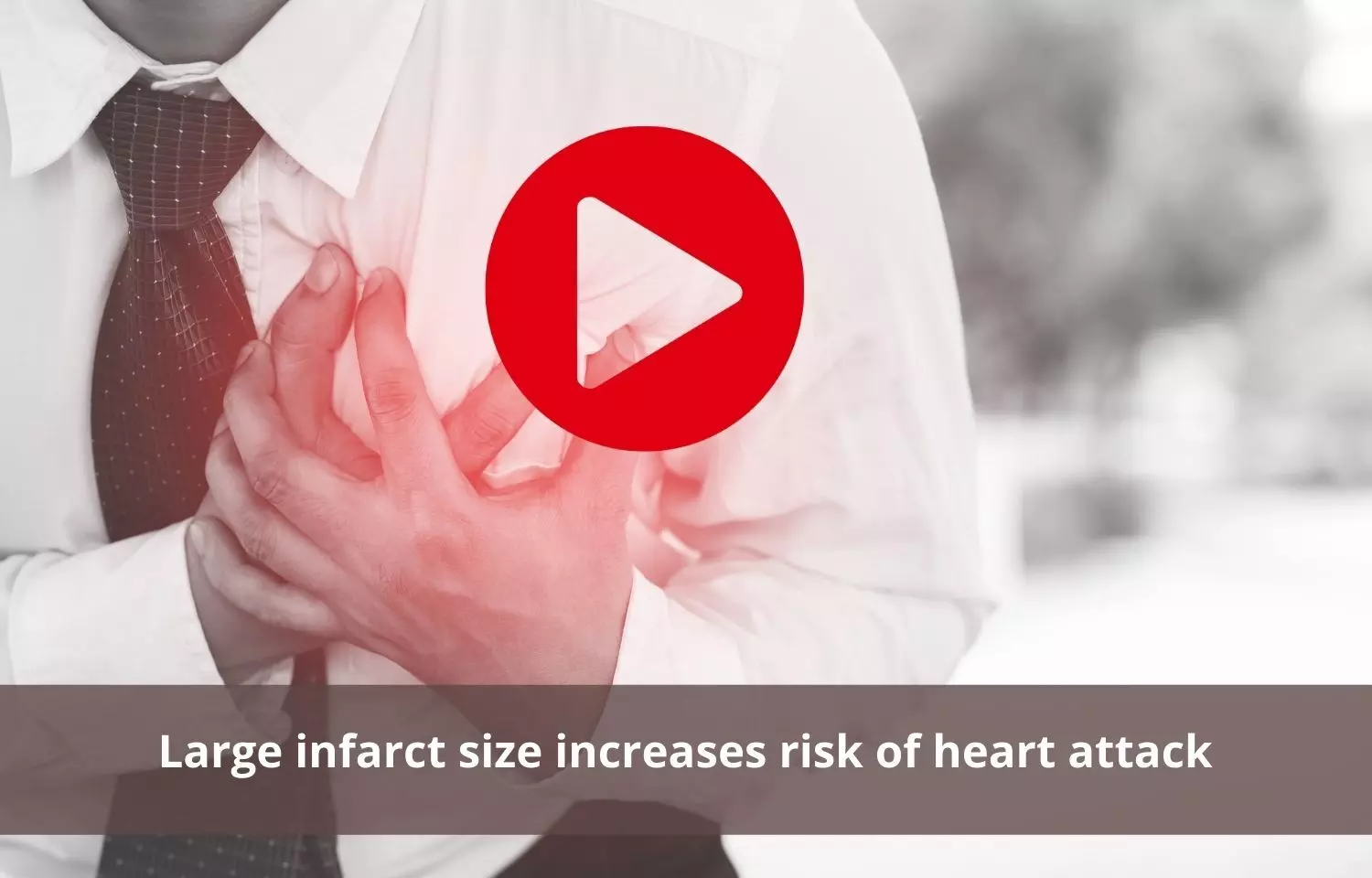 Infarct size of fibrocytes to increase risk of heart attack
