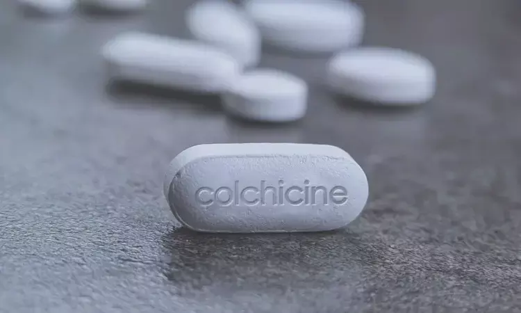 Colchicine reduces knee and hip replacement in osteoarthritis patients