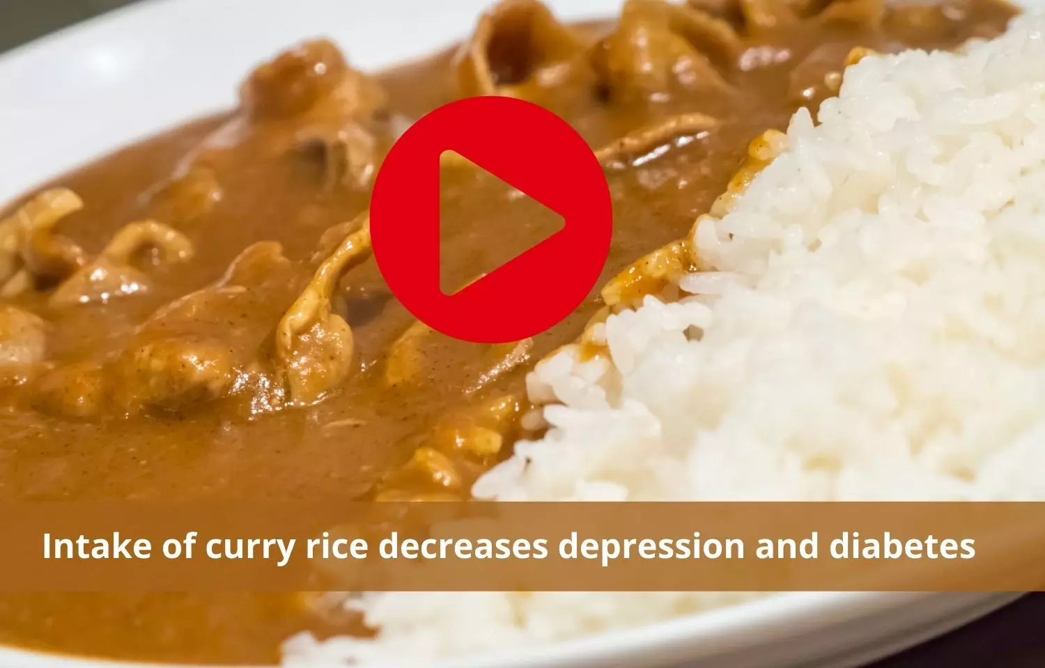 Curry rice in diet to decrease depression and diabetes