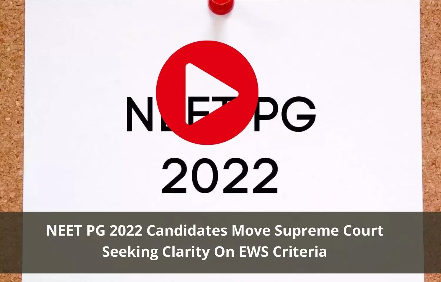 NEET PG 2022: Candidates move SC seeking clarity on EWS Criteria