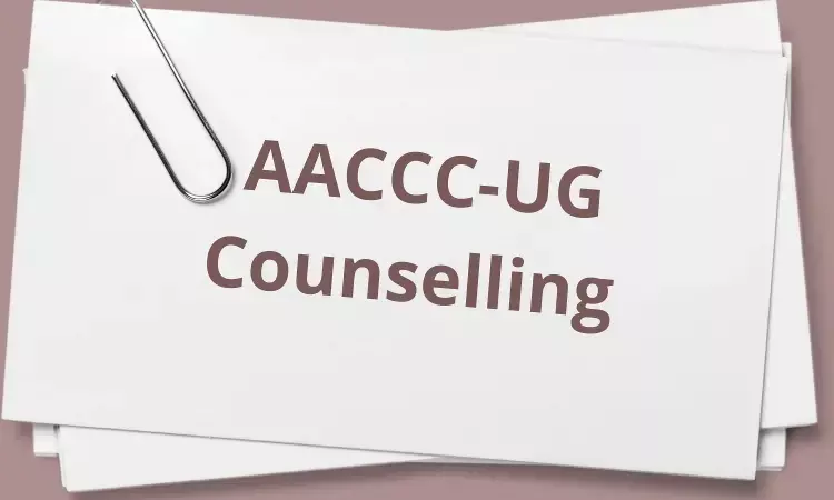 AACCC notifies on Addition of Seats for Round 2 of UG AYUSH Counseling, details