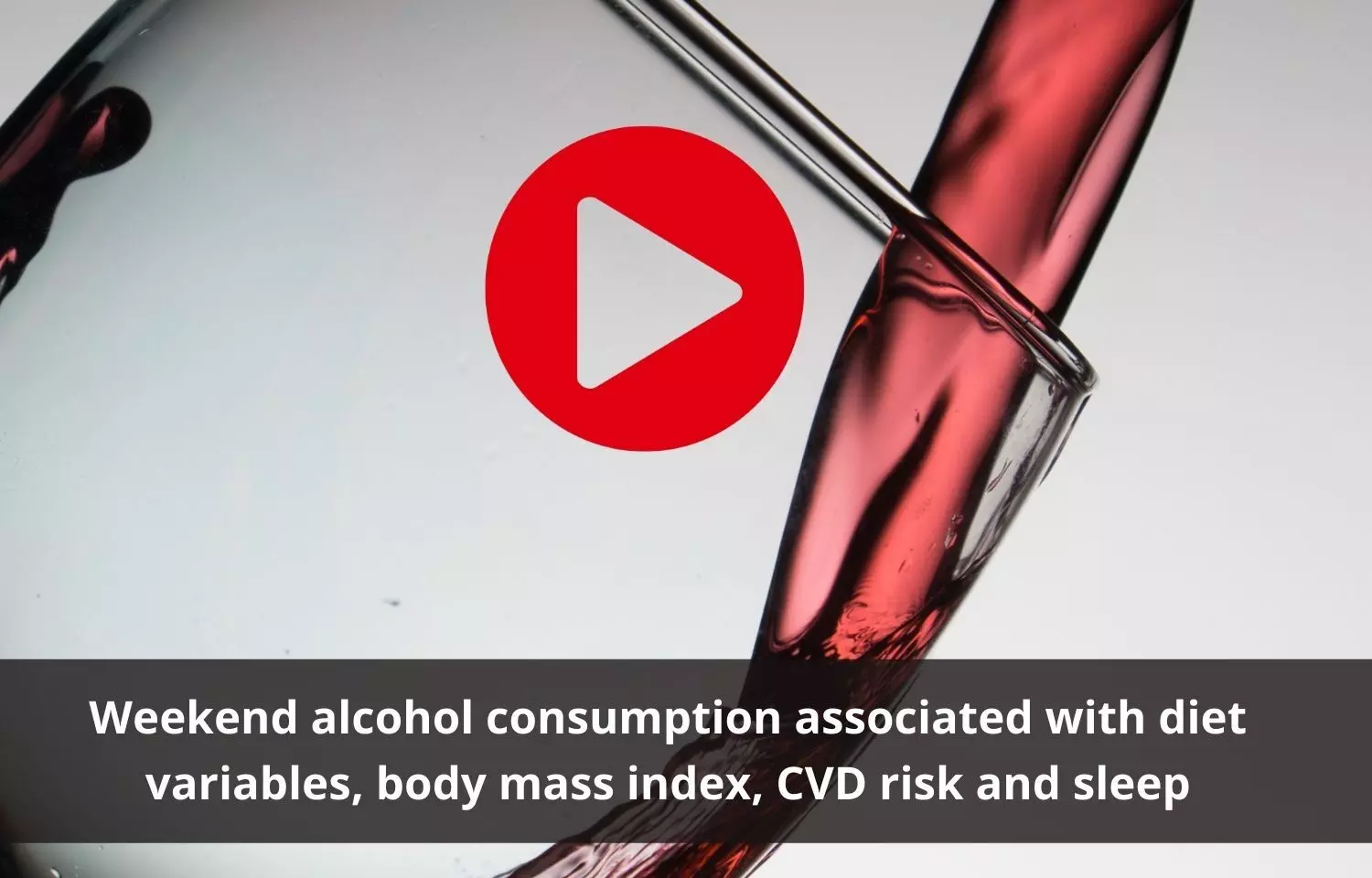Alcohol consumption on weekends associated with CVD risk and sleep