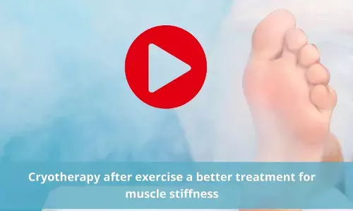 Cryotherapy a better treatment for muscle stiffness during exercise