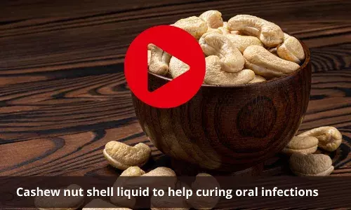 Cashew nut shell liquid to cure oral infections