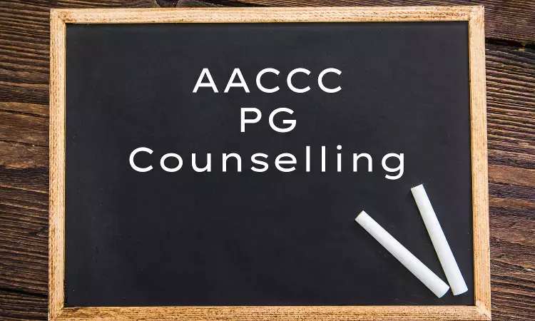 AACCC notifies on 3rd, Mop-Up, Final Stray Vacancy Rounds PG AYUSH counselling, Details