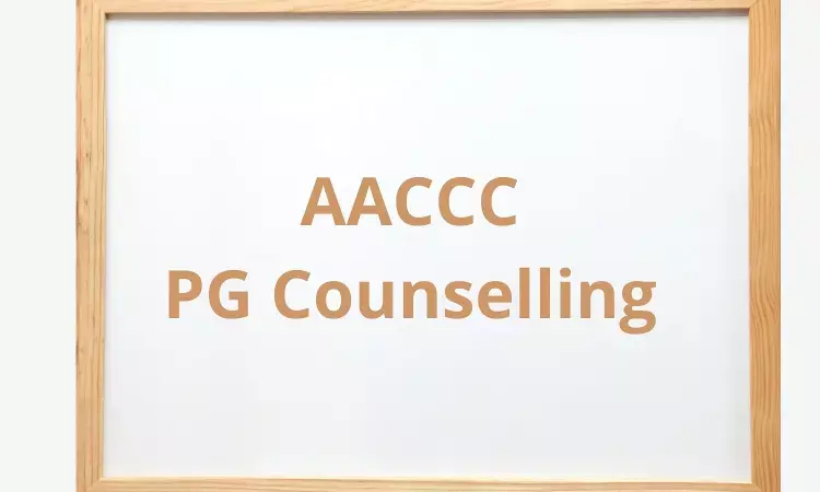 AACCC notifies on Correction, Registration Unlocking Facility for 3rd, Stray Vacancy Rounds for PG AYUSH Admissions