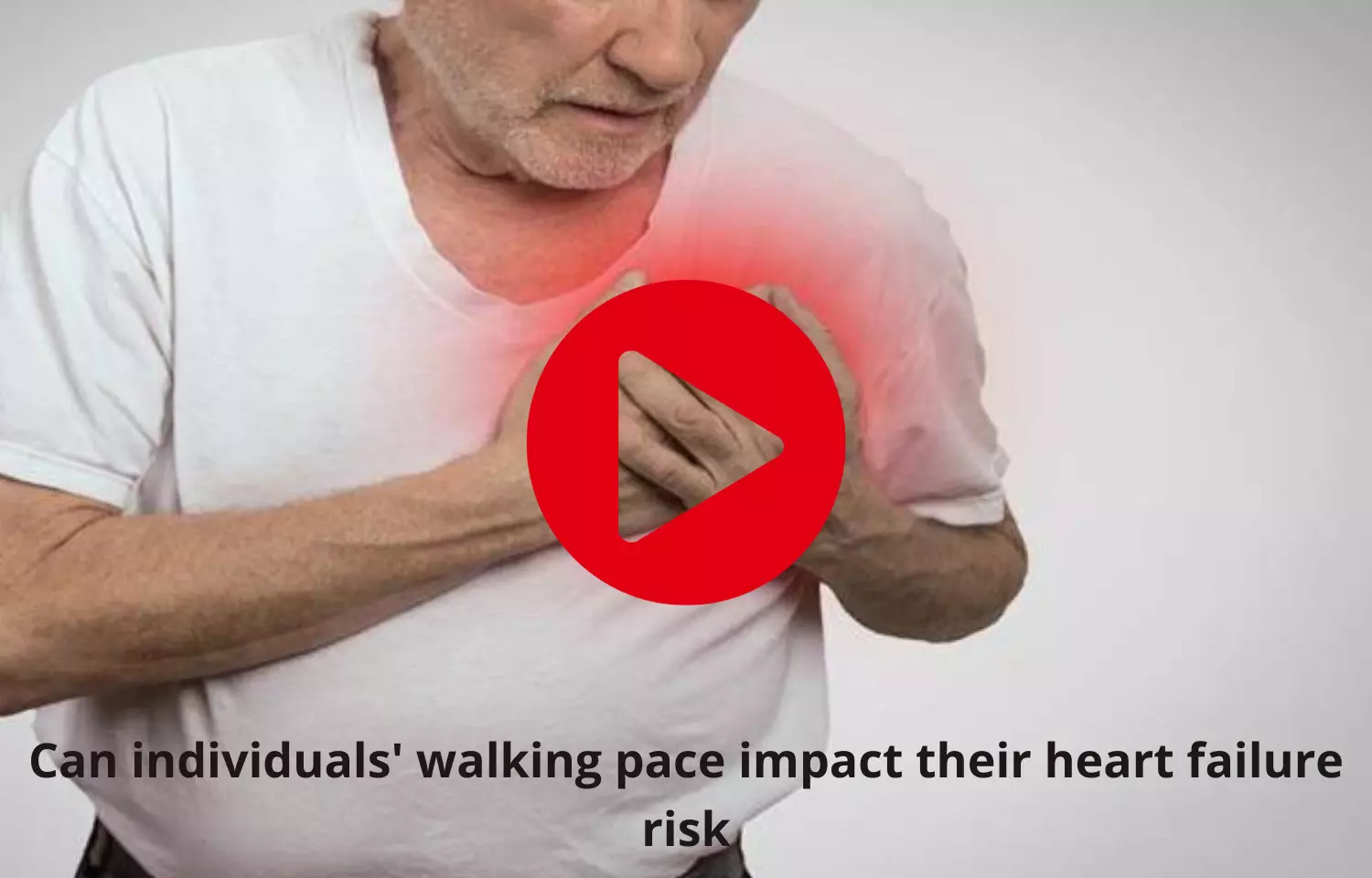 Walking pace to impact their heart failure risk