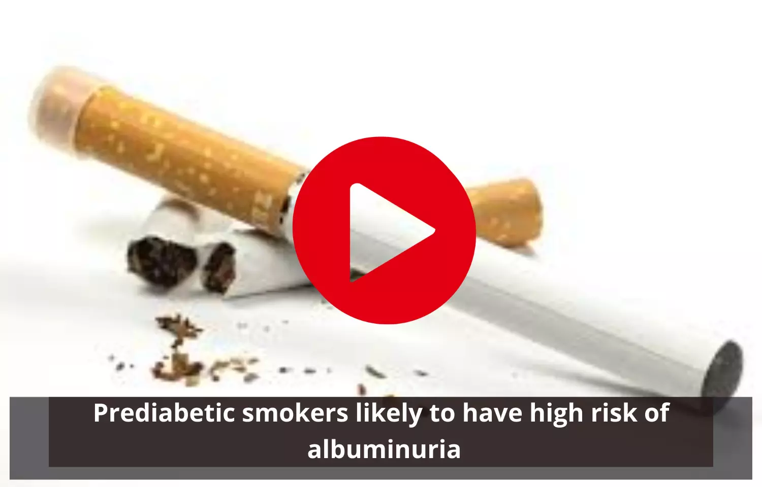 Prediabetic Smokers at High Risk of Albuminuria