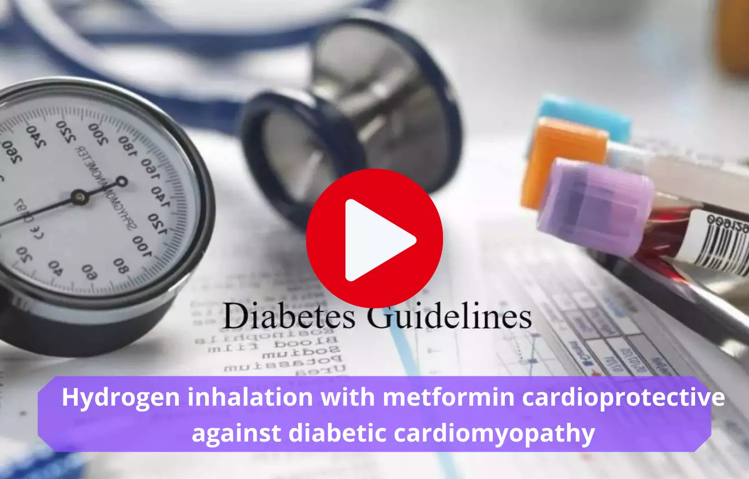 Hydrogen inhalation  along with metformin cardioprotective against diabetic cardiomyopathy