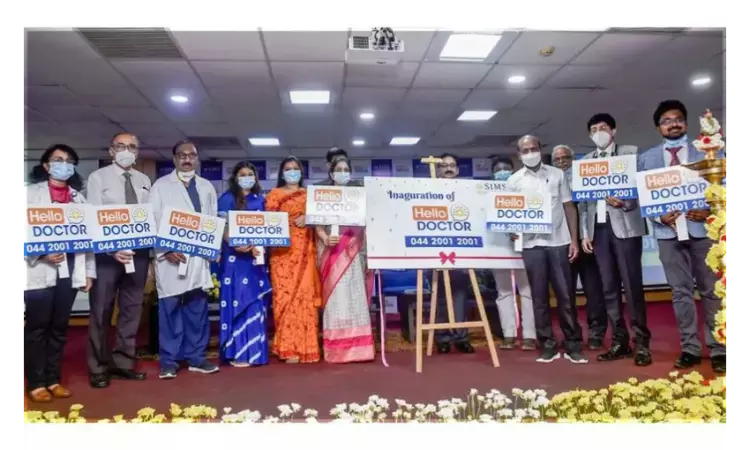 SIMS hospital Chennai launches Hello Doctor Program