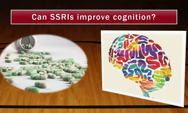 SSRI may improve cognition in depressed patients, finds study