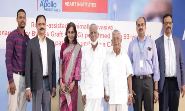 Robot-Assisted Cardiac Surgery on 93-year-old patient at Apollo Hospital Chennai
