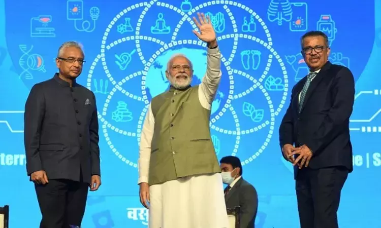 PM Modi Lays Foundation Stone of WHO Global Centre For Traditional Medicine In Jamnagar