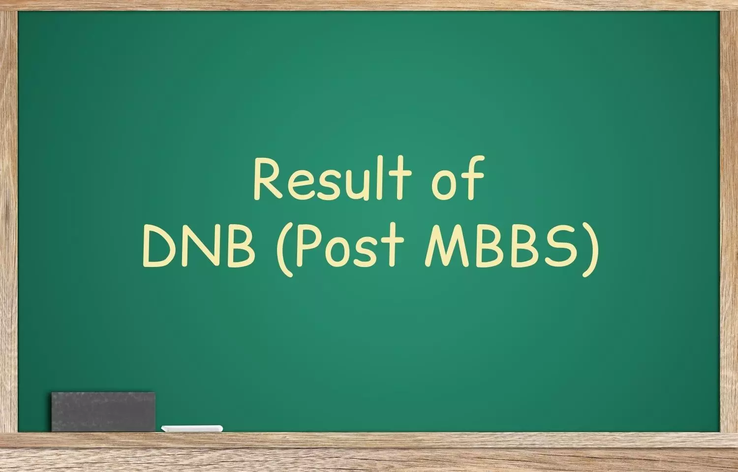 NBE declares Round 2 results of Sponsored DNB Post MBBS admissions 2021, Check out fee payment, joining schedule