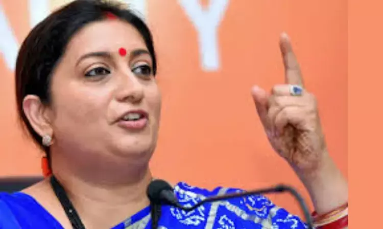 Smriti Irani says Gujarats share in pharma exports is almost a quarter