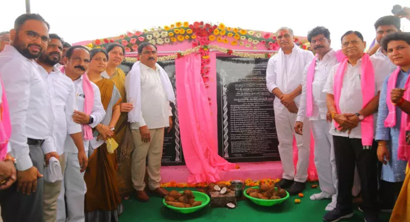 Telangana: Health Minister lays foundation stone of  New government medical college and hospital