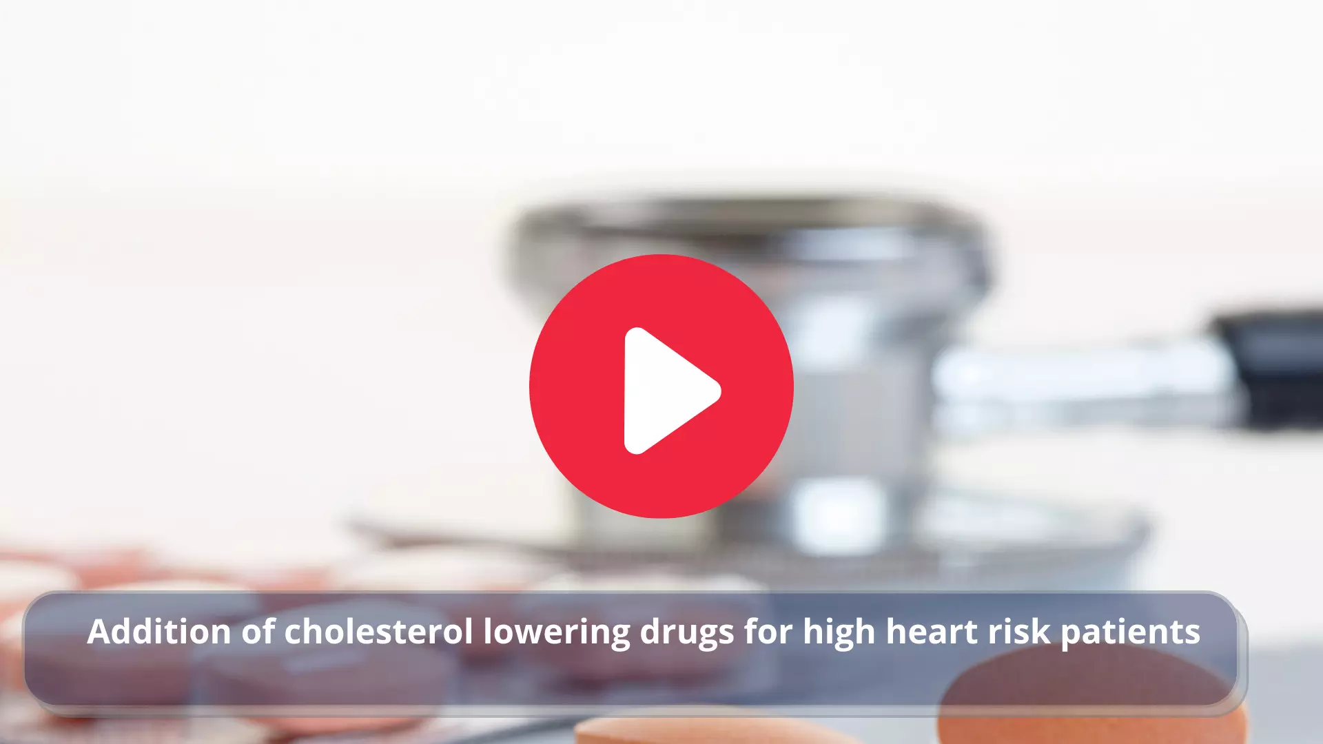 Cholesterol lowering drugs for high heart risk patients must be added