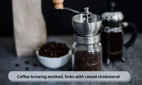 Coffee brewing method, causitive factor of raised cholesterol