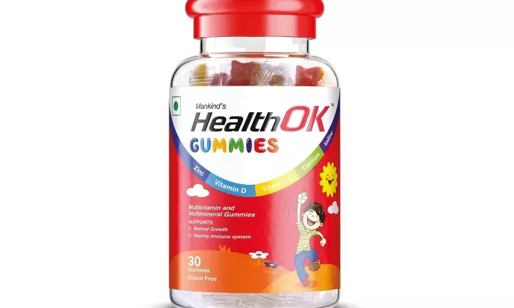 Mankind Pharma multivitamin brand Health OK unveils Gummies for children