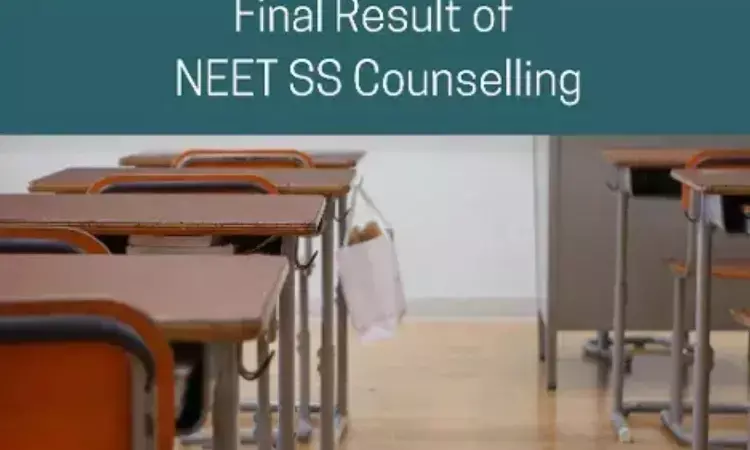 MCC Announces Final Result Of Mop up Round for NEET SS Counselling 2021, Details
