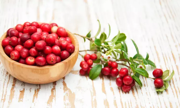 Cranberries consumption could improve memory and brain function