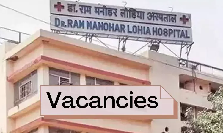 Apply Now For 165 Senior Resident Post Vacancies At RML Hospital Delhi, Details