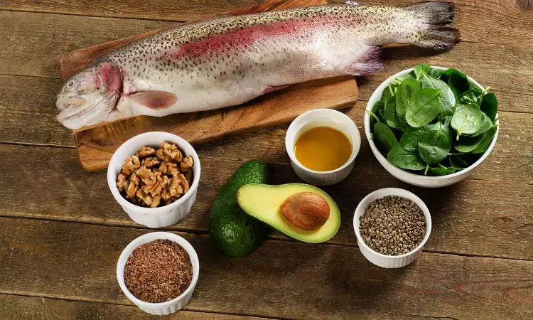Consumption of about 3 grams a day of omega-3 fatty acids may help lower blood pressure