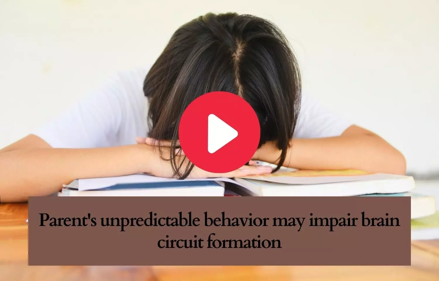 Parents unpredictable behavior may impair brain circuit formation