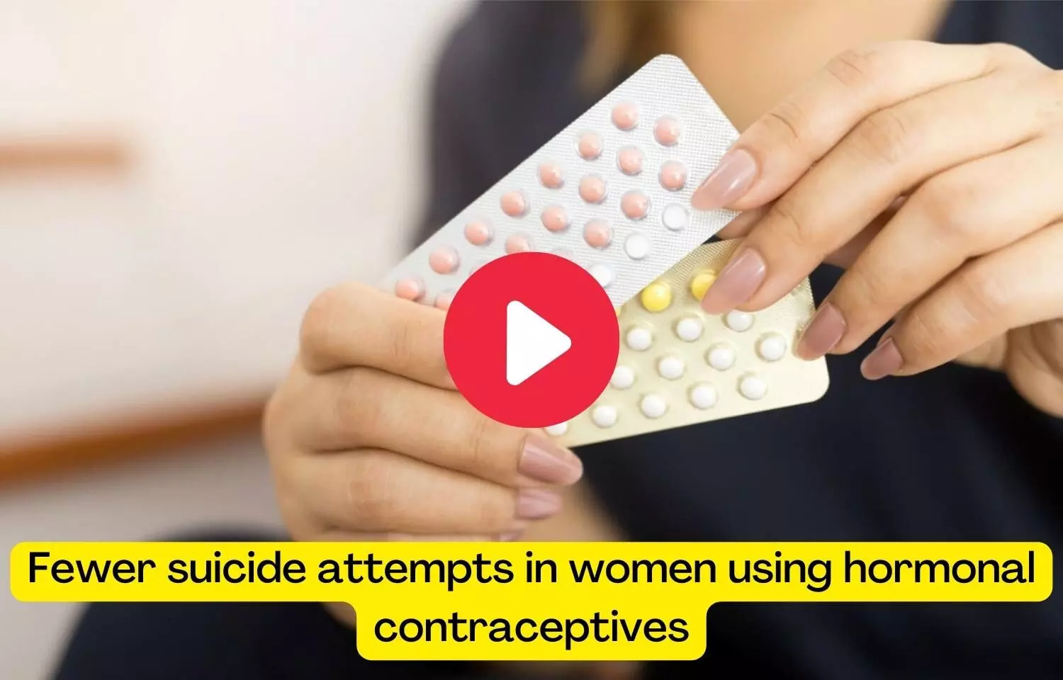Fewer suicide attempts in women using hormonal contraceptives